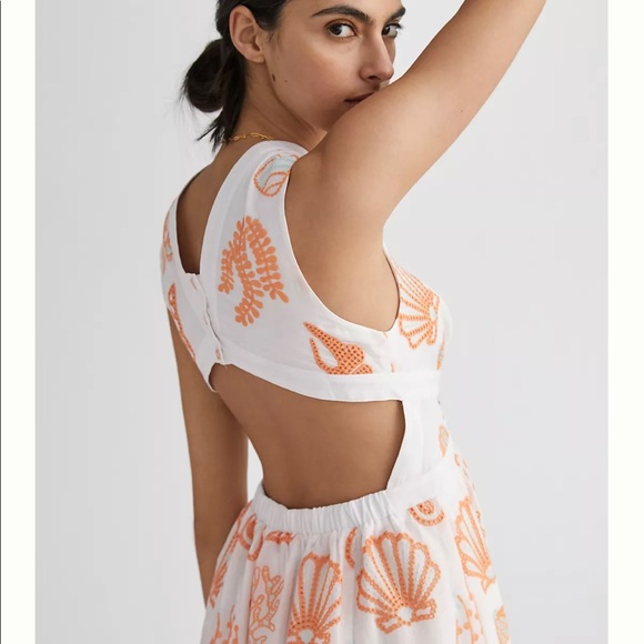 Maeve Dresses & Skirts - Maeve Embroidered Shell Midi Sundress, 2p
